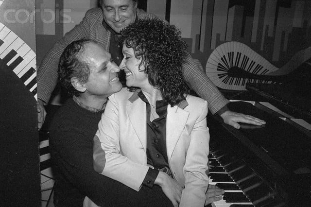 Chita Rivera Showing Affection with Charles Strouse